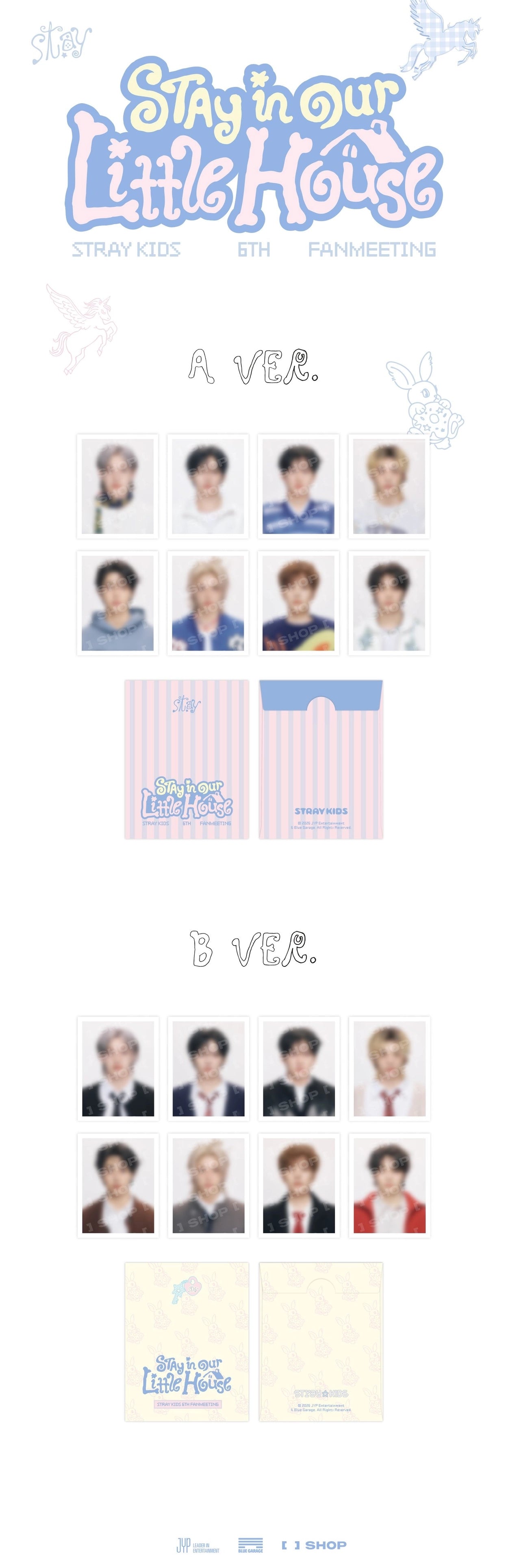 STRAY KIDS - 6TH FANMEETING [STAY IN OUR LITTLE HOUSE] ID PHOTO SET OFFICIAL MD