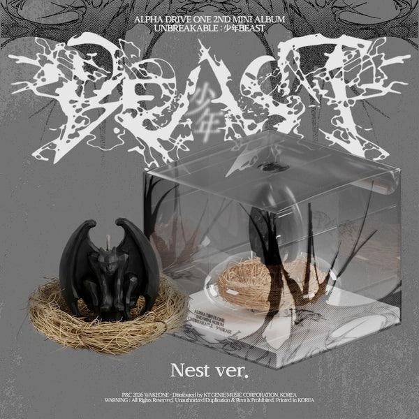 ALPHA DRIVE ONE 2ND MINI ALBUM - UNBREAKABLE : 少年BEAST (NEST VER.)