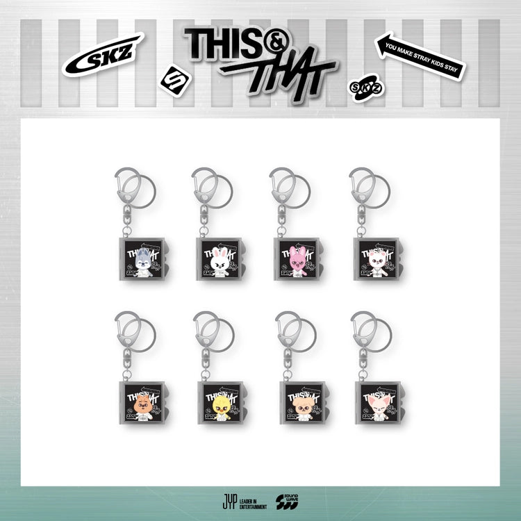 STRAY KIDS - [THIS & THAT] POP-UP MD SKZOO MIRROR KEYRING (WEEK 1)