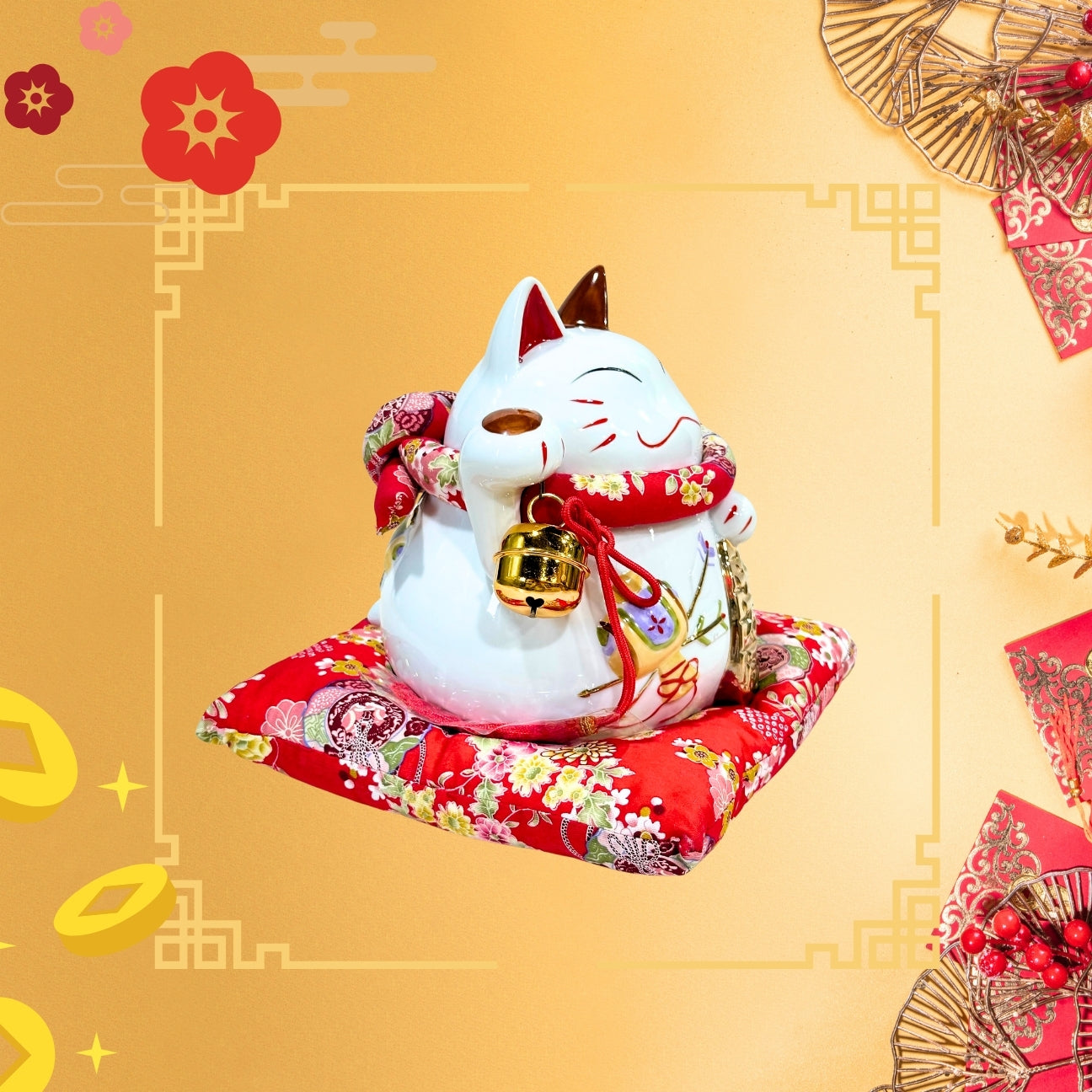 Lucky Cat - 千萬兩招財貓 20cm