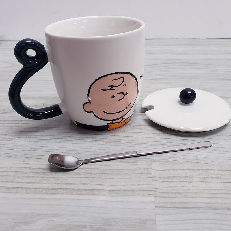 PEANUT SNOOPY© Charlie Mug With Lid & Spoon