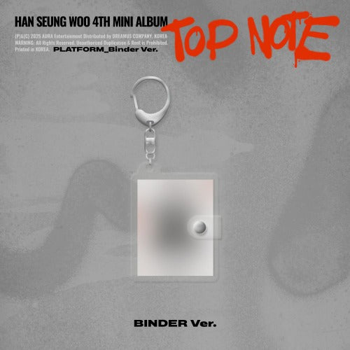 HAN SEUNG WOO 4TH MINI ALBUM - TOP NOTE (PLATFORM_BINDER VER.)