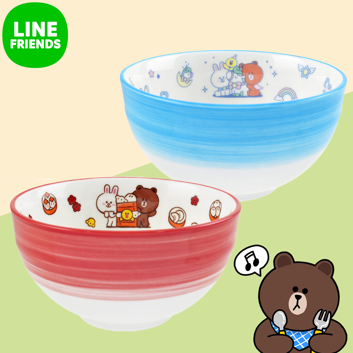 LINE FRIENDS© 7-11 Bowl (Hong Kong Edition)