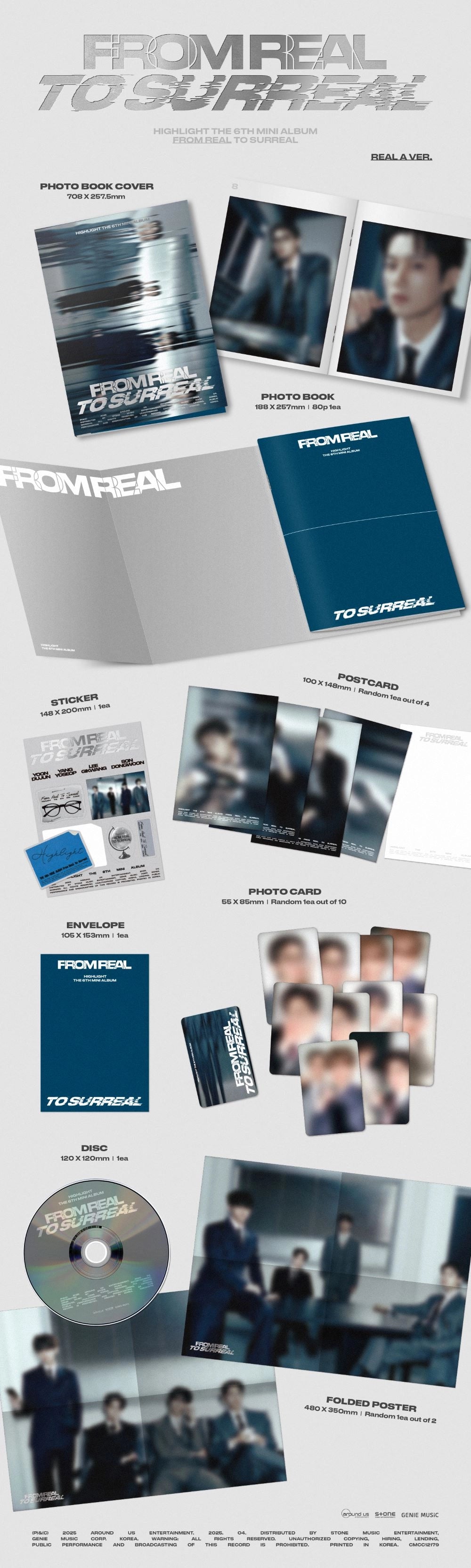 HIGHLIGHT THE 6TH MINI ALBUM - FROM REAL TO SURREAL