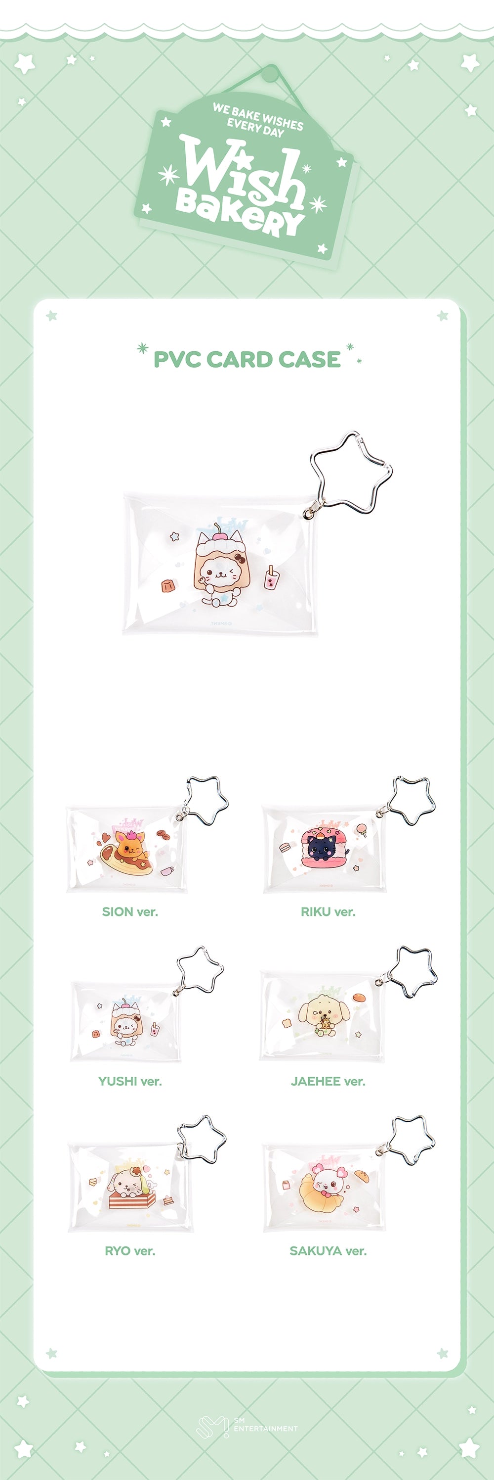 NCT WISH [2026 POP-UP [WISH BAKERY] MD] PVC CARD CASE