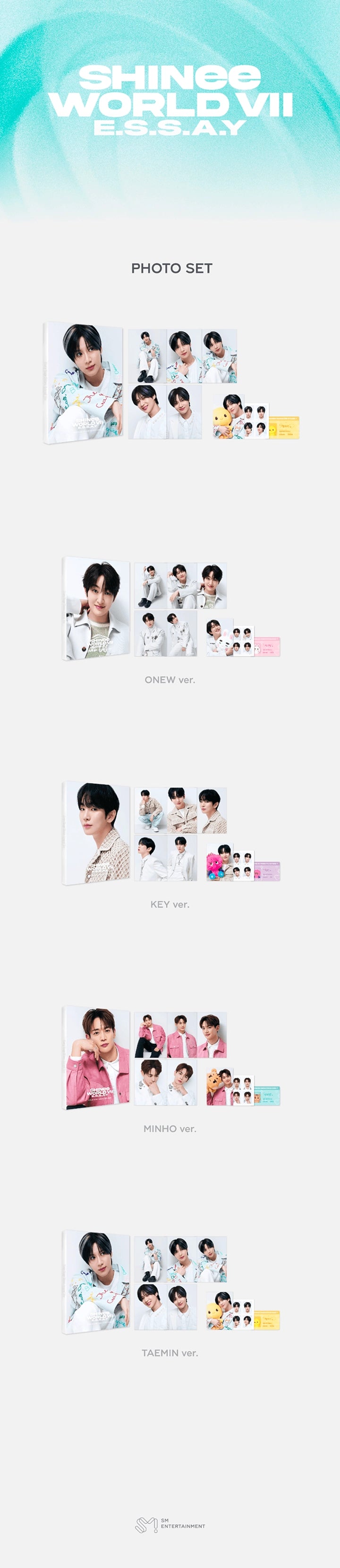 SHINEE - [SHINEE WORLD Ⅶ [E.S.S.A.Y] PHOTO SET