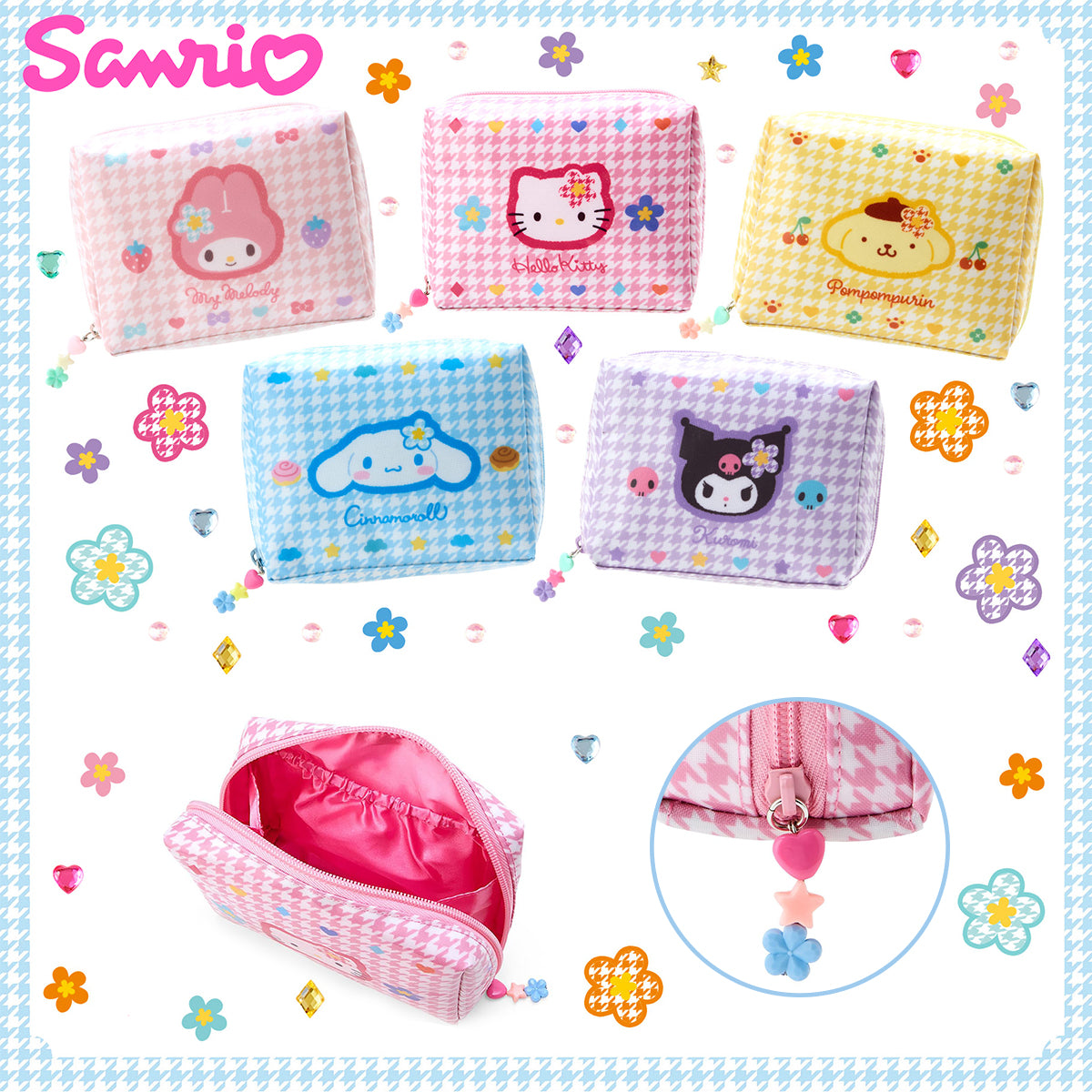 SANRIO© Hounds Face Pouch (Japan Edition)