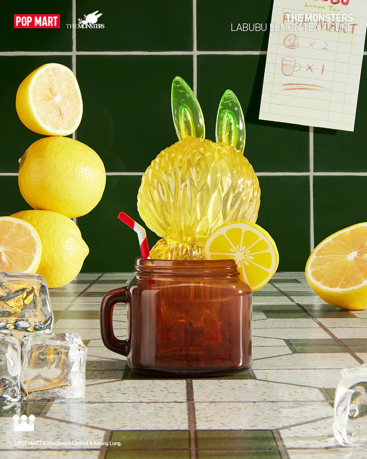 POP MART Authentic THE MONSTERS Labubu Figure HK Lemon Tea