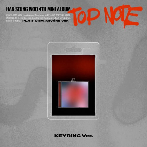 HAN SEUNG WOO 4TH MINI ALBUM - TOP NOTE (PLATFORM_KEYRING VER.)