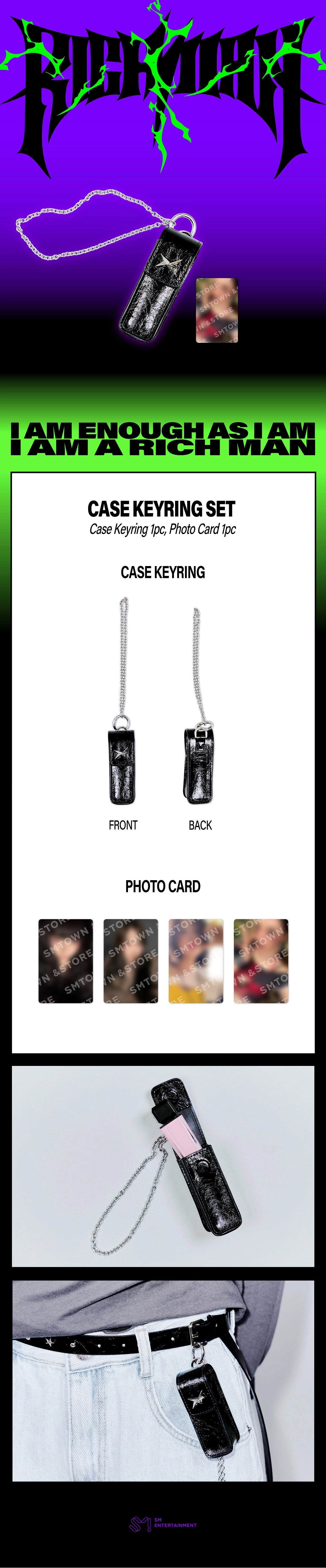 AESPA - 2025 AESPA WEEK [RICH MAN] CASE KEYRING SET