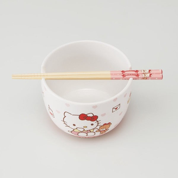 SANRIO© Ceramic Bowl and Chopsticks Set (Japan Edition)