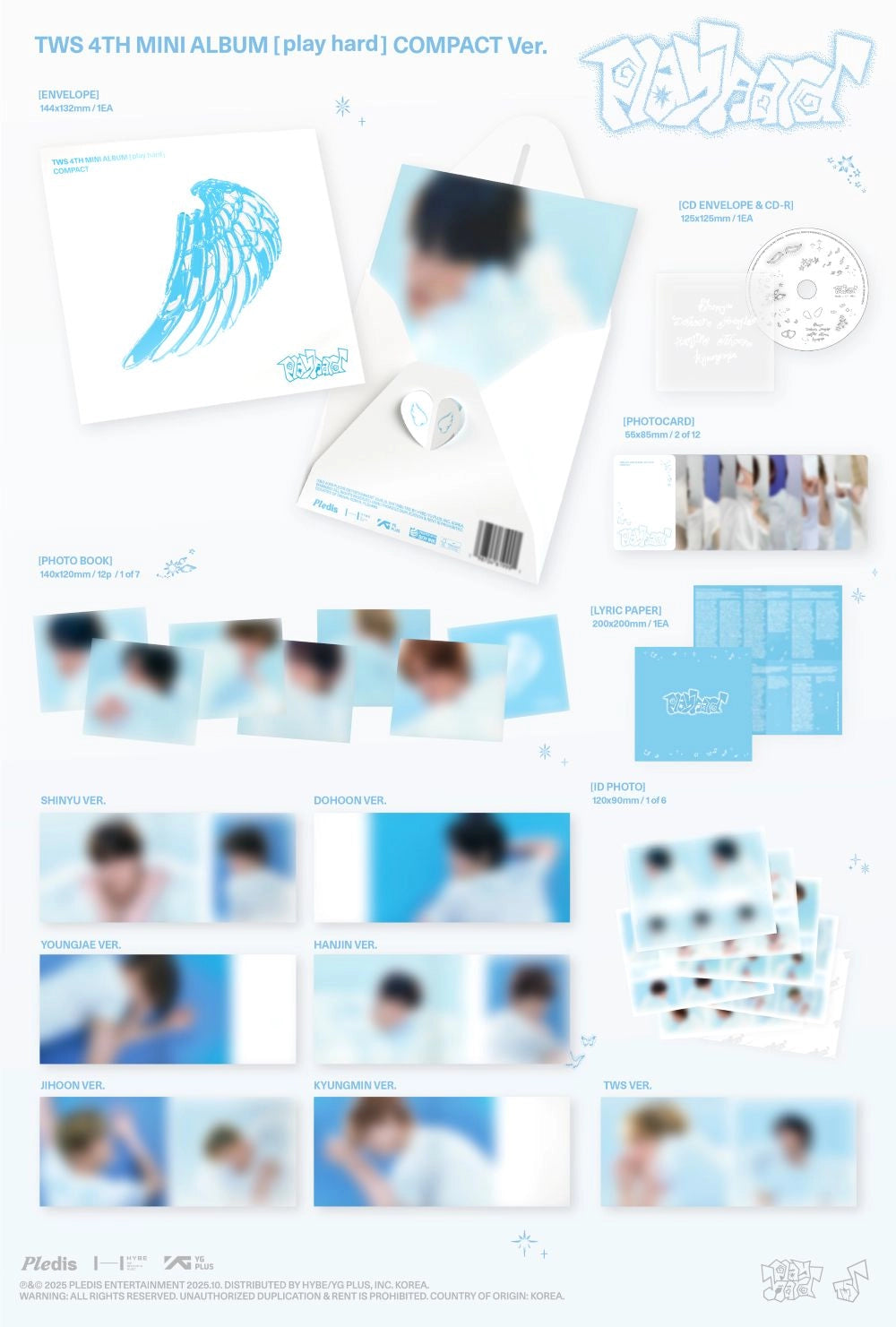 TWS 4TH MINI ALBUM - PLAY HARD (COMPACT VER.)