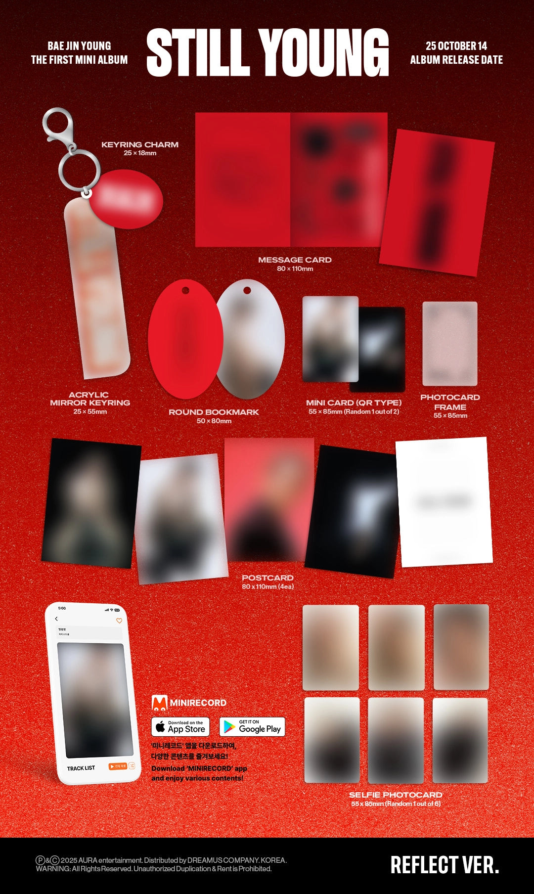 BAE JIN YOUNG 1ST MINI ALBUM - STILL YOUNG (PLATFORM REFLECT VER.)