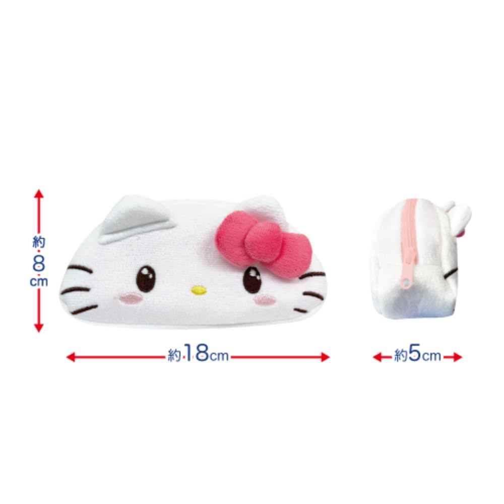 SANRIO© Head Plush Pouch (Japan Edition)