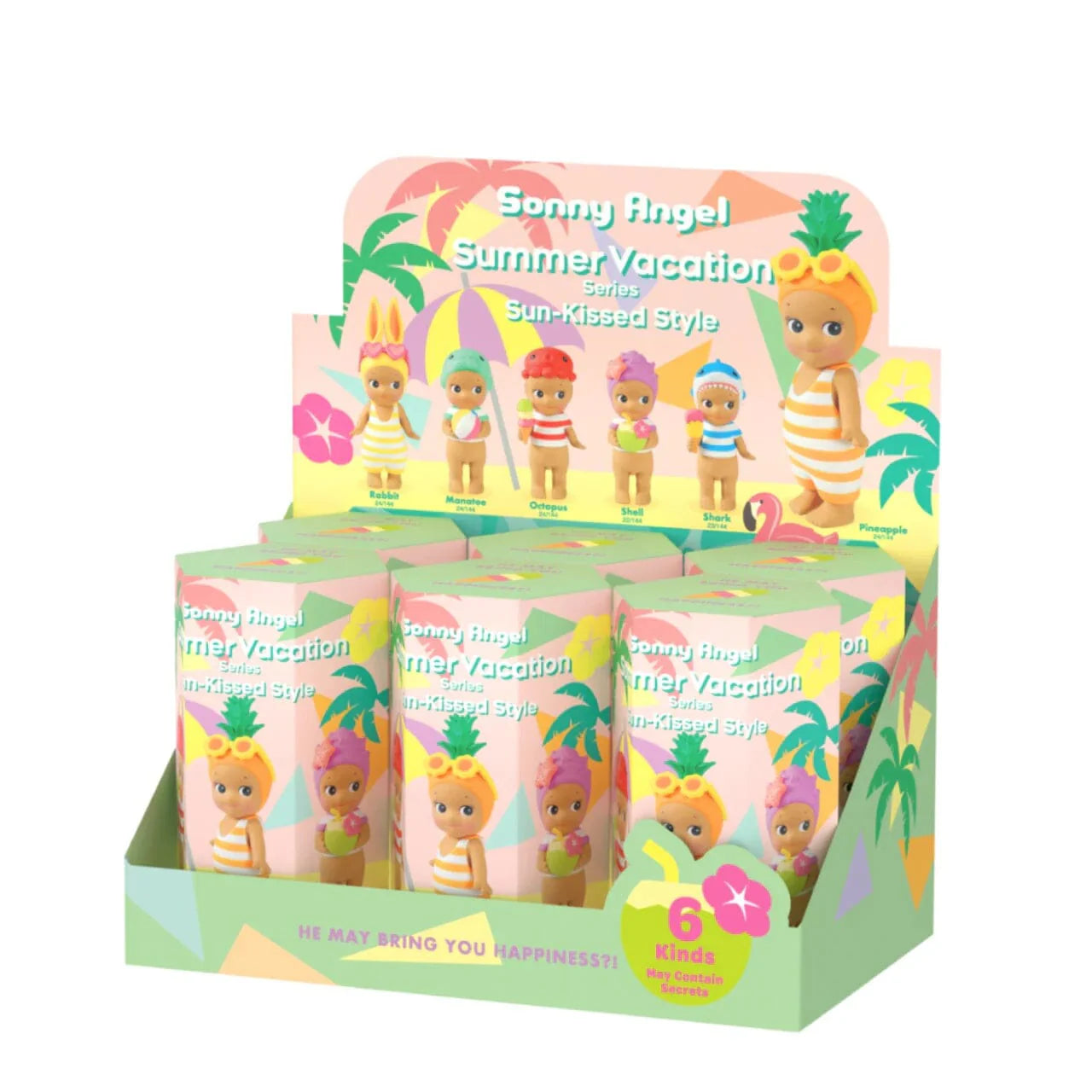 POP MART Authentic Sonny Angel Collectable Mini Figure Summer Vacation Series Mystery Box
