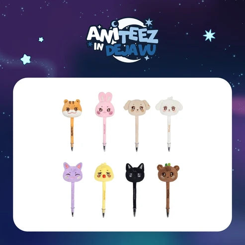 ATEEZ X ANITEEZ POP-UP [ANITEEZ IN DEJAVU] MD - PLUSH BALL PEN (8 VERSIONS)