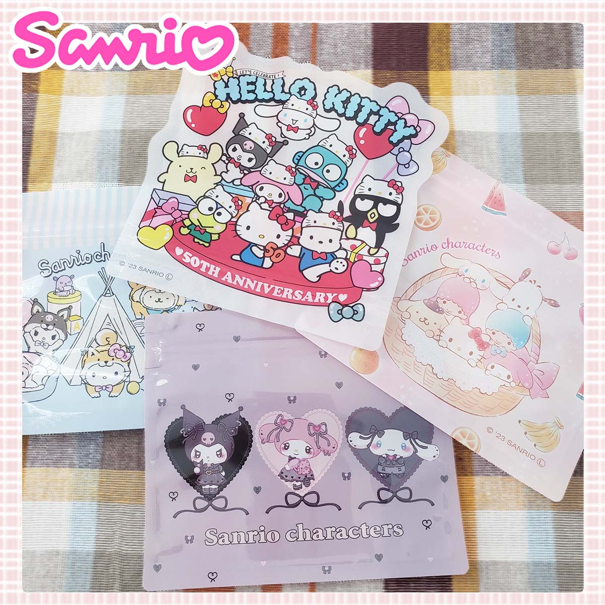 SANRIO© Zip Bag Hello Kitty 50th Anniversary (Japan Limited Edition)