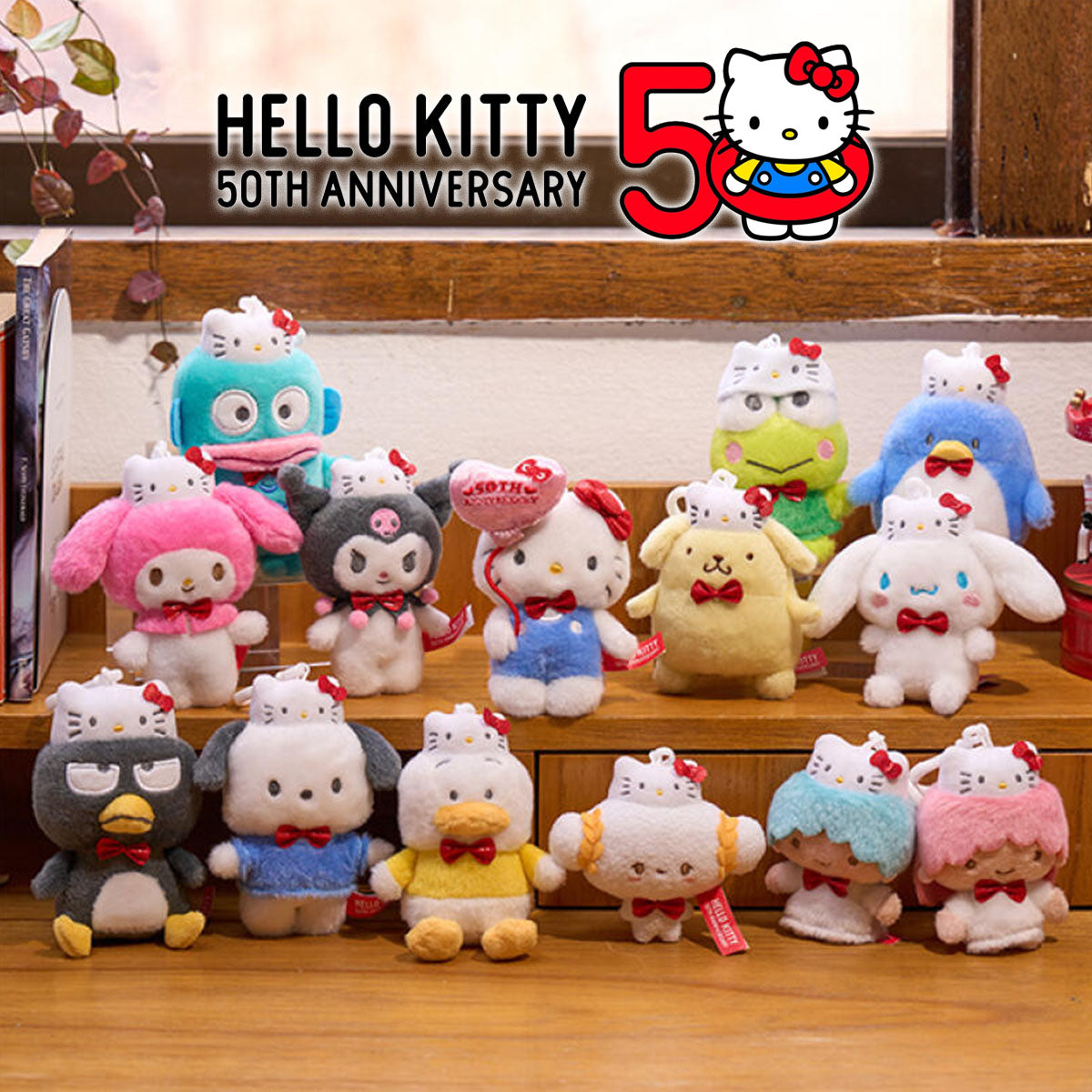 SANRIO© Hanging Plush Hello Kitty 50th Anniversary (Korea Edition)