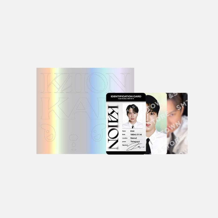 KAI - [SOLO CONCERT TOUR [KAION] ENCORE IN SEOUL MD] ID CARD + DECO STICKER SET