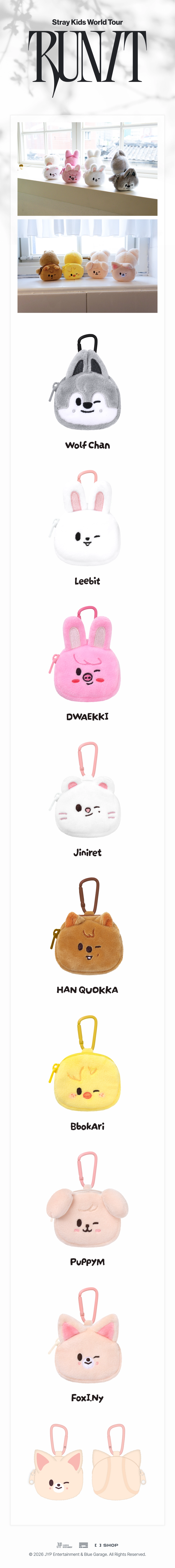 STRAY KIDS - [RUN IT SEOUL] SKZOO MINI BACKPACK KEYRING