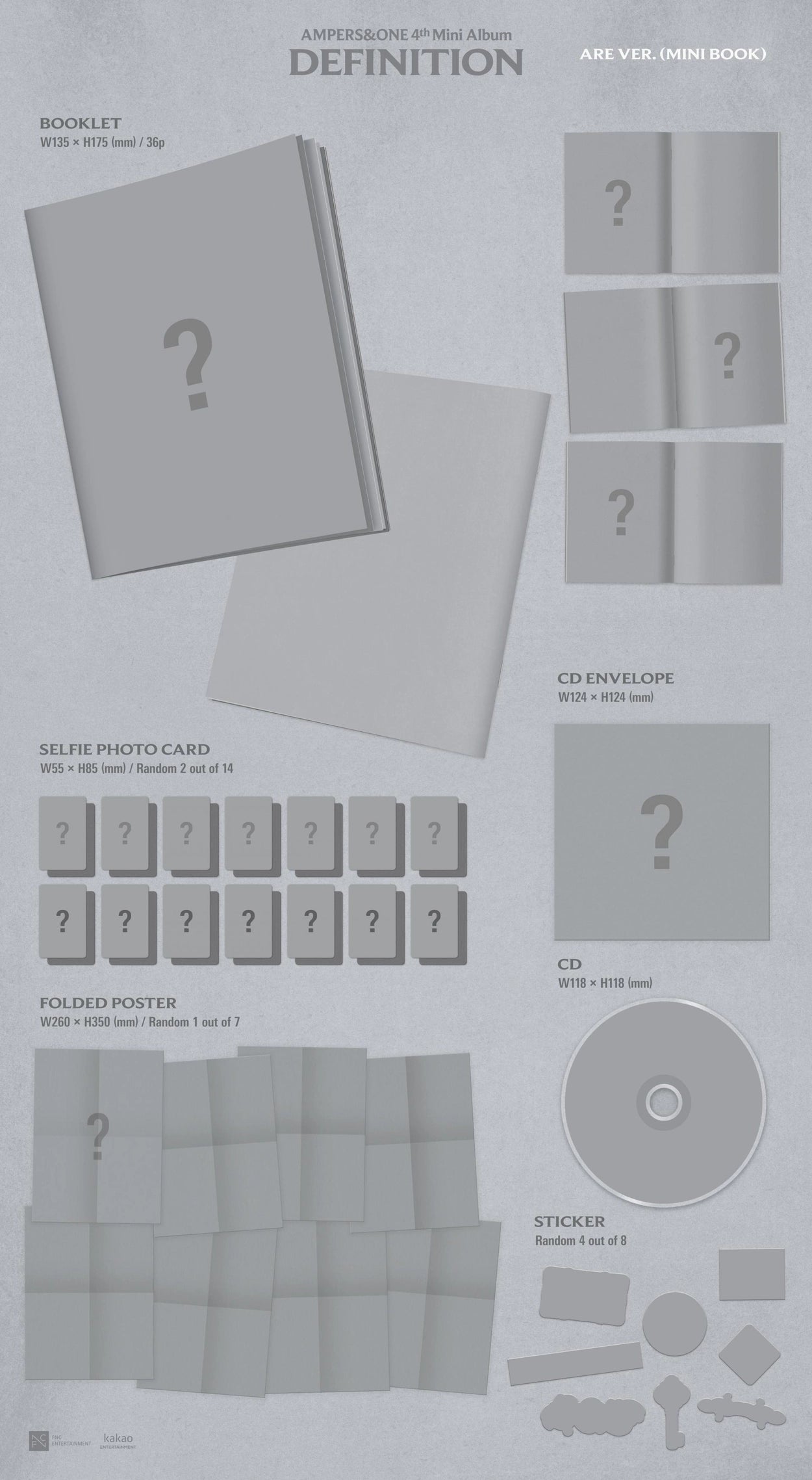 AMPERS&ONE 4TH MINI ALBUM - DEFINITION (ARE VER.)