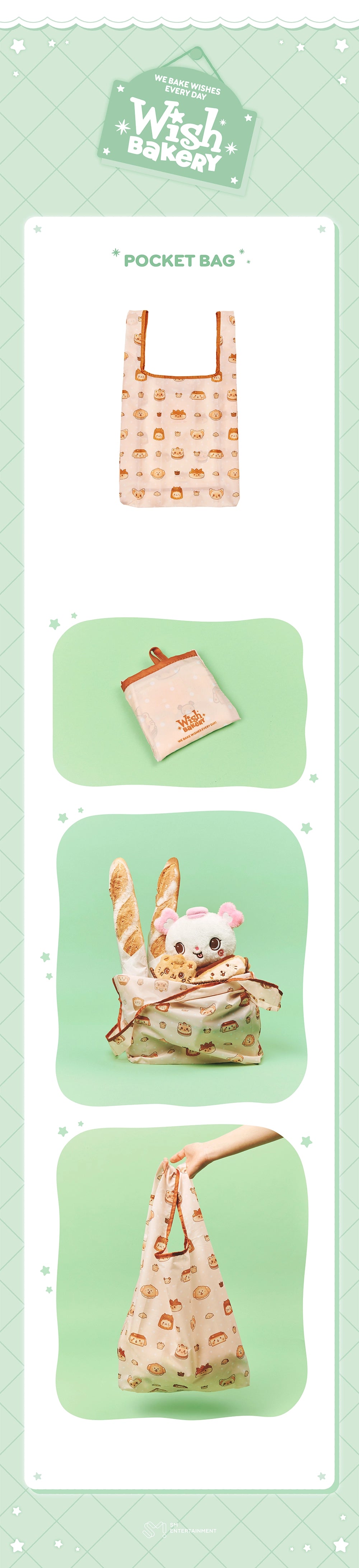 NCT WISH [2026 POP-UP [WISH BAKERY] MD] POCKET BAG