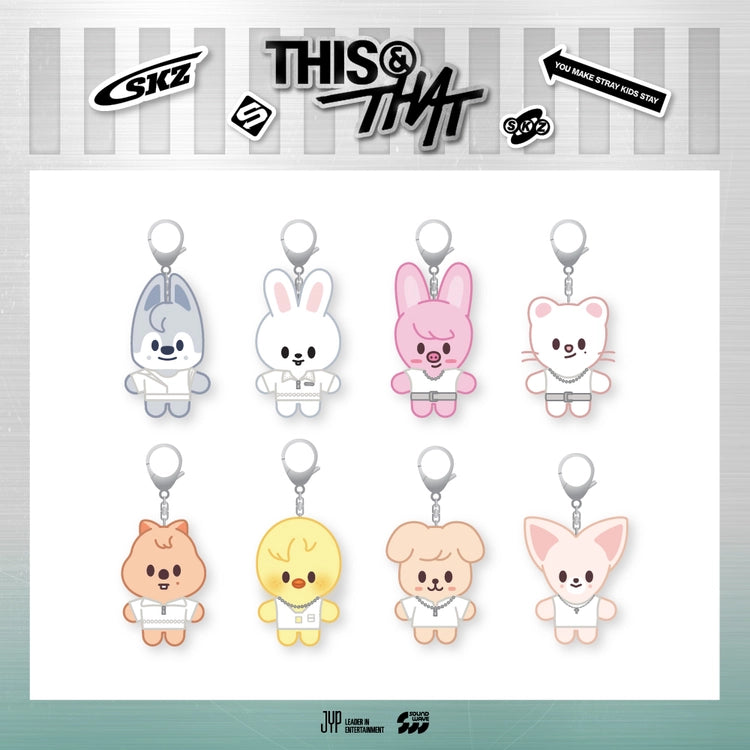 STRAY KIDS - [THIS & THAT] POP-UP MD SKZOO COSTUME PLUSH KEYRING (WEEK 1)