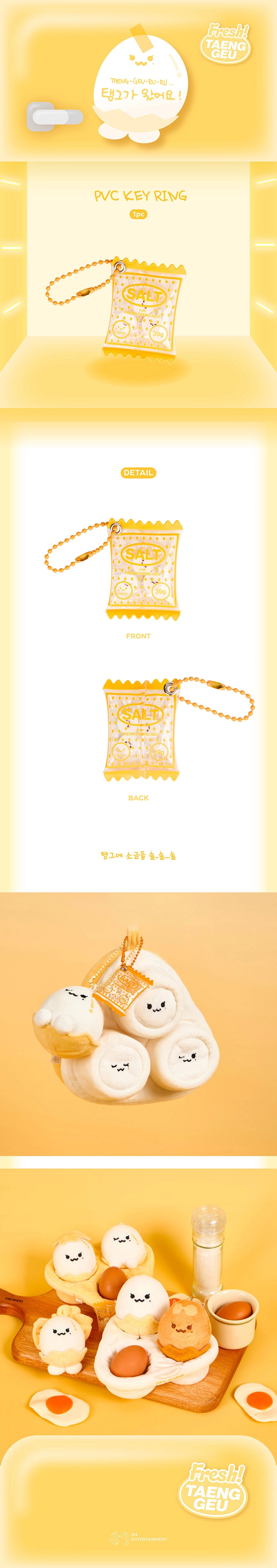 TAEYEON - [TAENG-GEU-RU-RU] ROASTED SALT PVC KEY RING