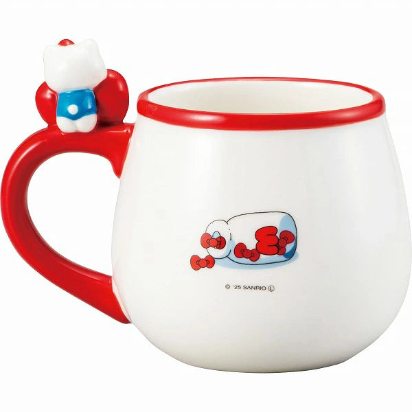 SANRIO© Hello Kitty Red Bow With Fugurine Mug (Japan Edition)