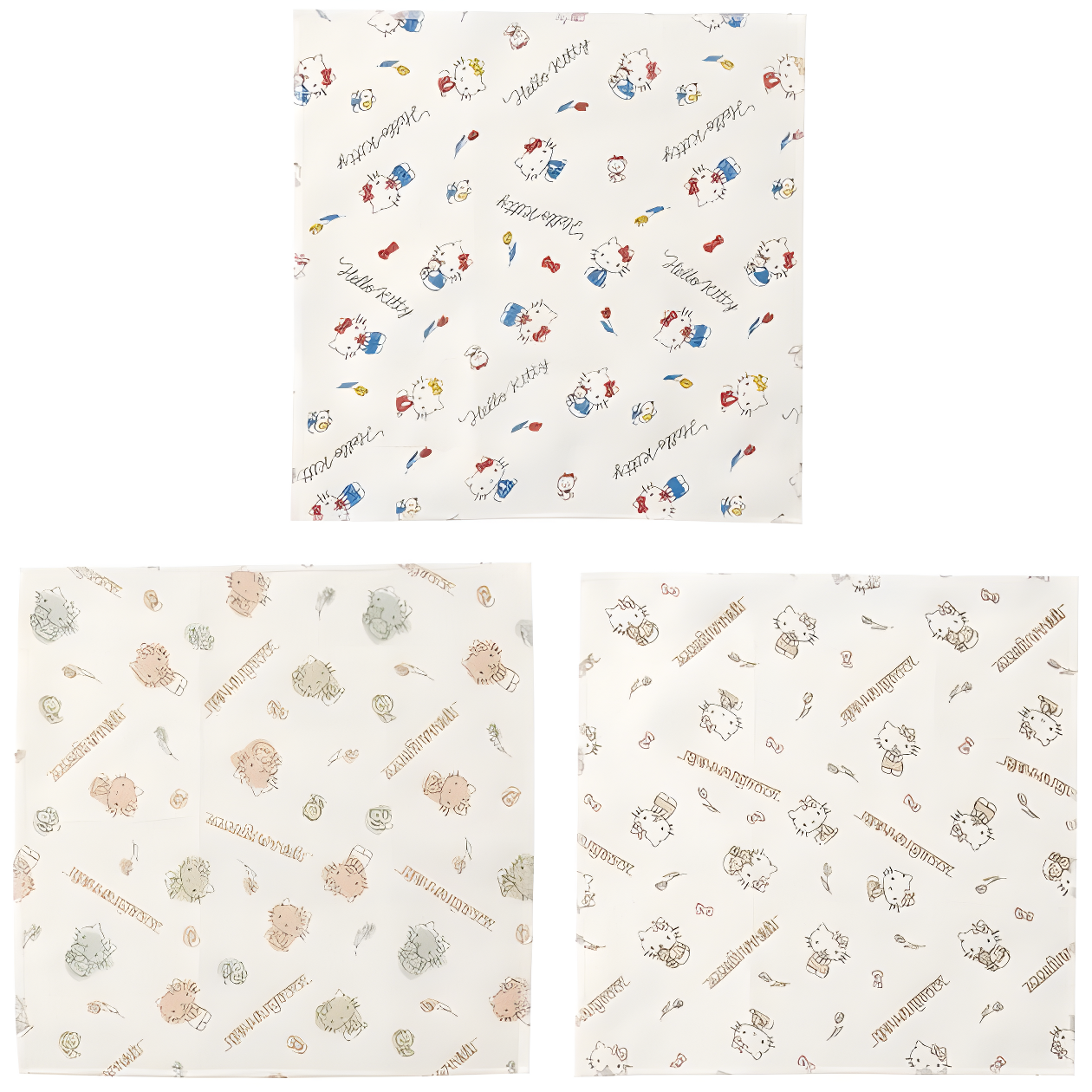 SANRIO© Hello Kitty Face Cotton Towel 3in1 (Japan Edition)