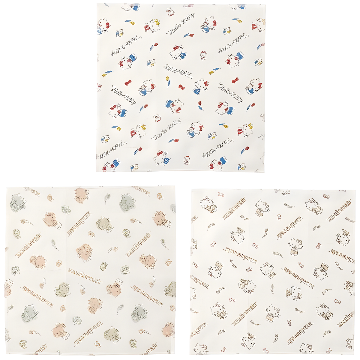 SANRIO© Hello Kitty Face Cotton Towel 3in1 (Japan Edition)