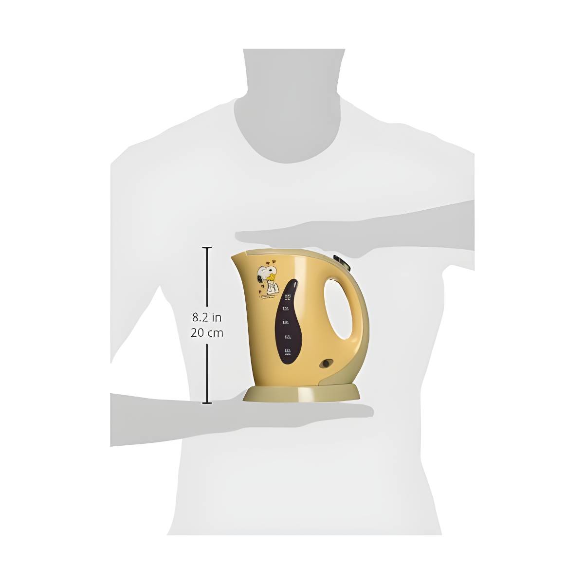 PEANUT SNOOPY© 0.6L Yellow Electric Kettle (Japan Edition)
