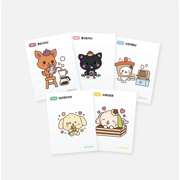 NCT WISH [2026 POP-UP [WISH BAKERY] MD] RANDOM TTIBU STICKER SET