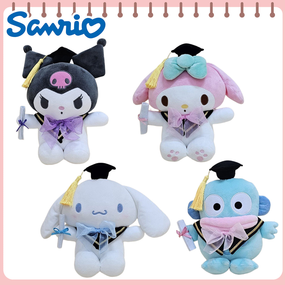 SANRIO© Graduation Plush (Korea Edition)