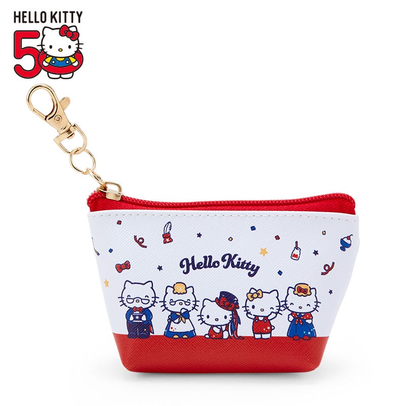 SANRIO© Hello Kitty 50th Anniversary Triangle Mini Pouch (Japan Edition)
