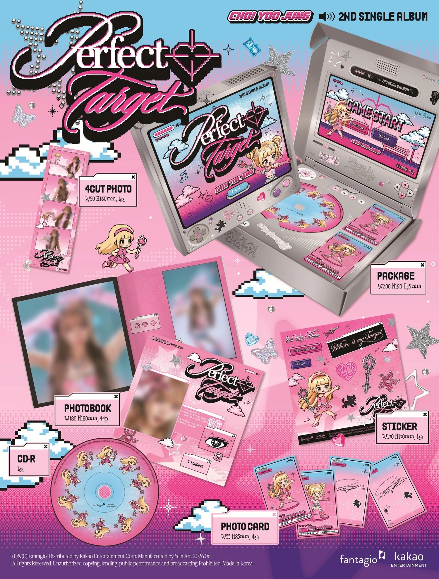CHOI YOO JUNG 2ND SINGLE ALBUM - PERFECT TARGET