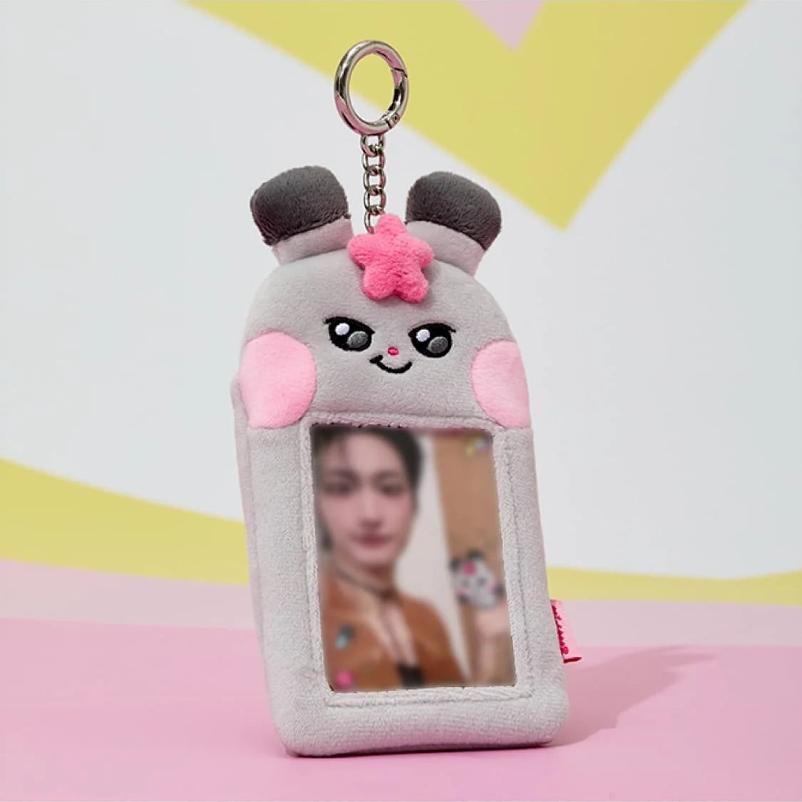 ATEEZ - MIGHTEEZ PHOTO CARD HOLDER PLUSH KEYRING OFFICIAL MD