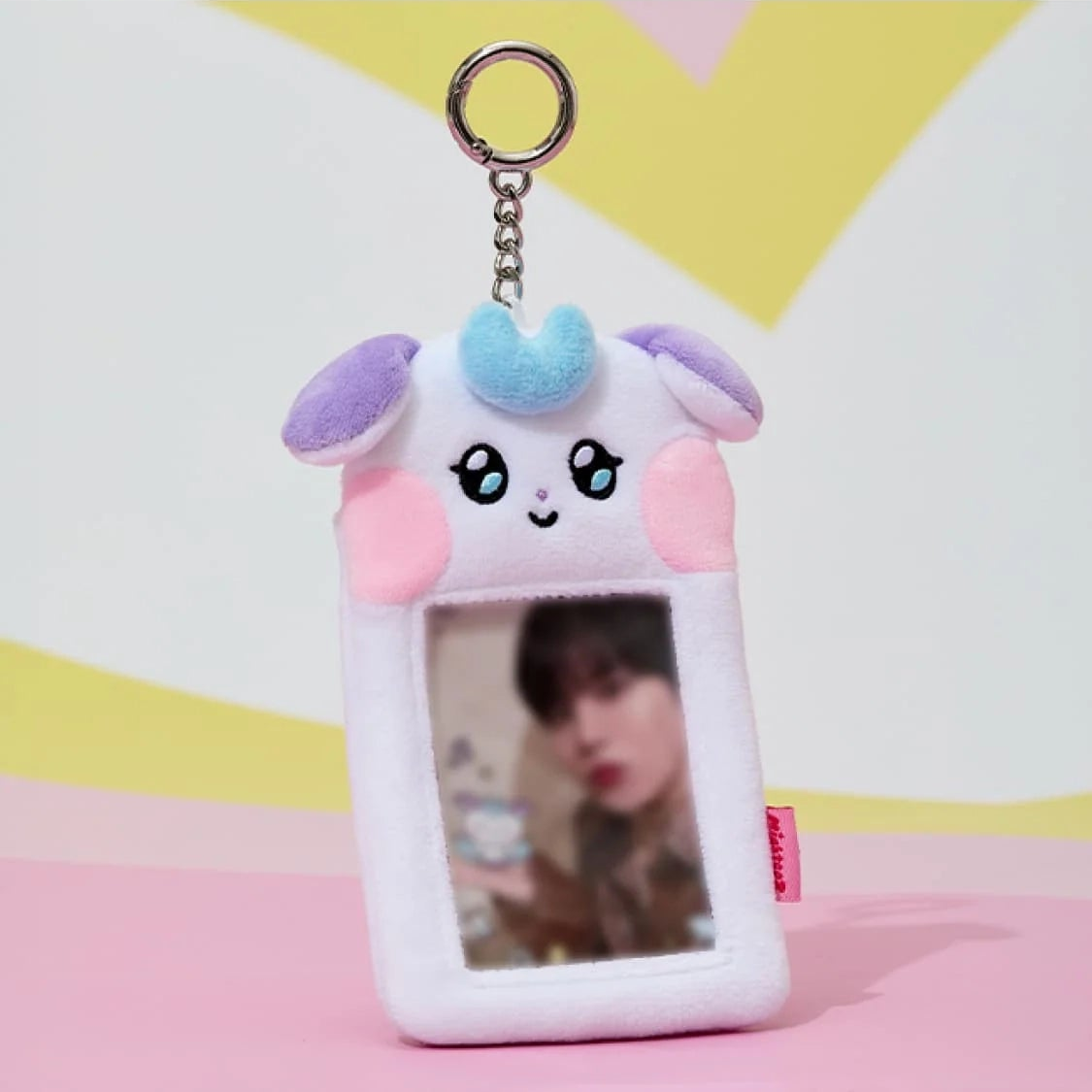 ATEEZ - MIGHTEEZ PHOTO CARD HOLDER PLUSH KEYRING OFFICIAL MD