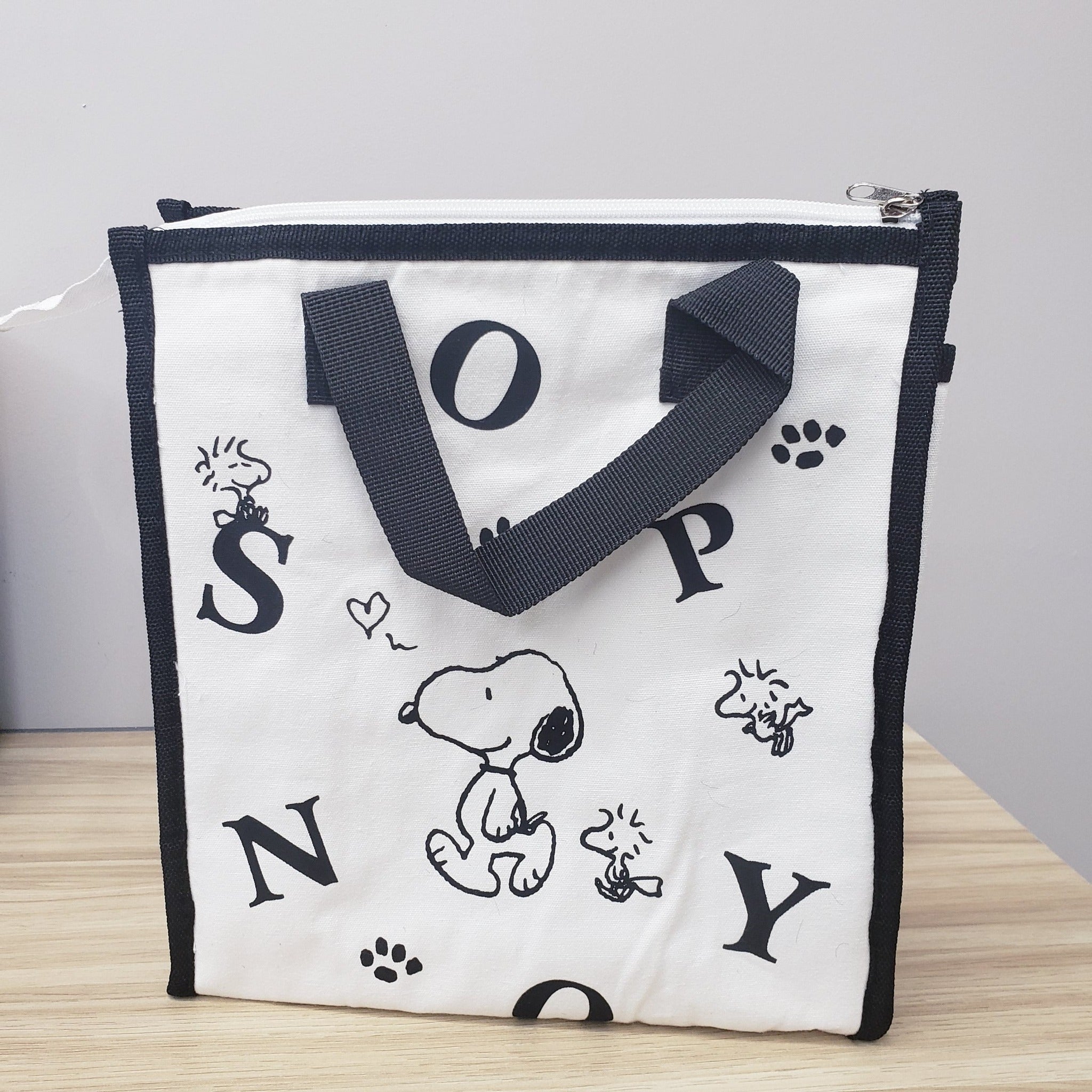 PEANUT SNOOPY© Canvas Alpha Lunch Bag (Japan Edition)