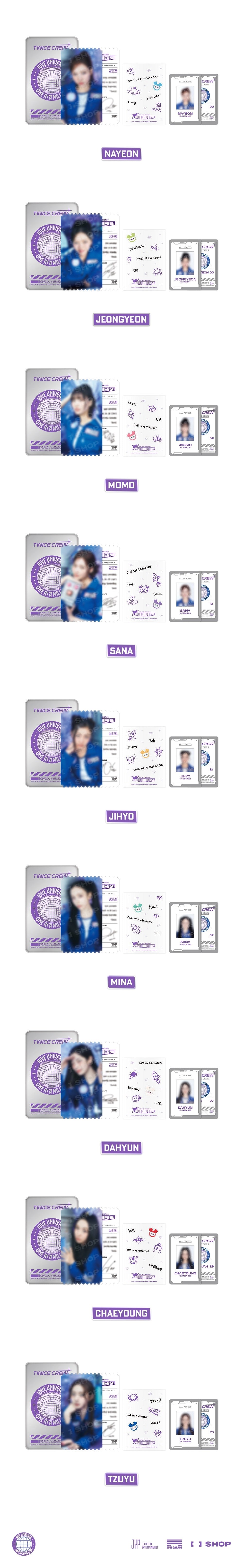 TWICE - [10VE UNIVERSE] TINCASE PHOTO SET OFFICIAL MD