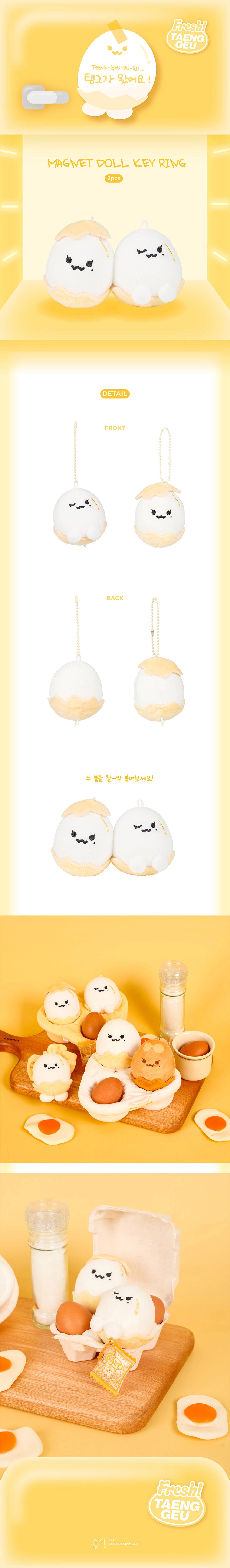 TAEYEON - [TAENG-GEU-RU-RU] MAGNET DOLL KEY RING