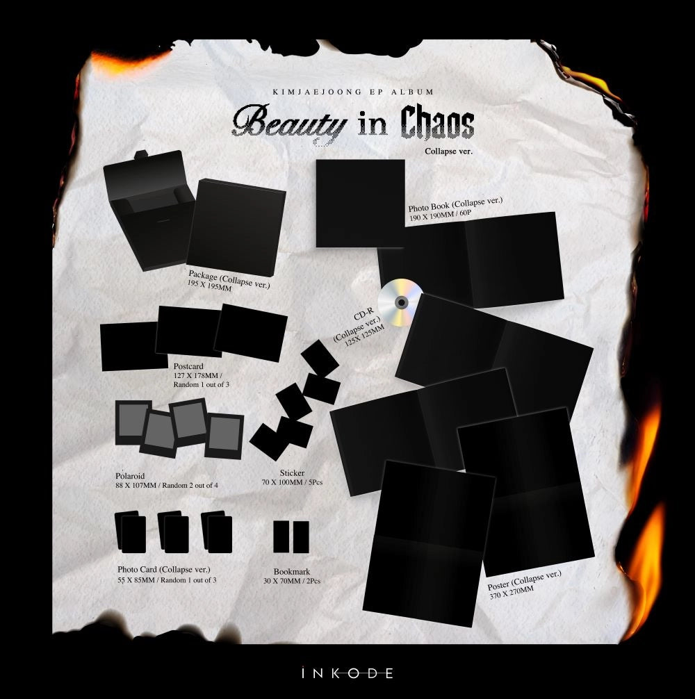KIM JAE JOONG EP ALBUM - BEAUTY IN CHAOS