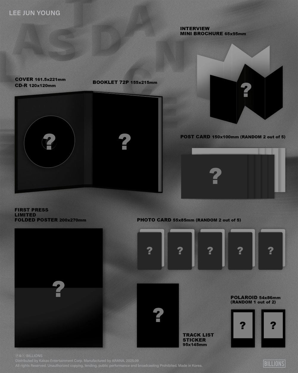 LEE JUN YOUNG 1ST MINI ALBUM - LAST DANCE