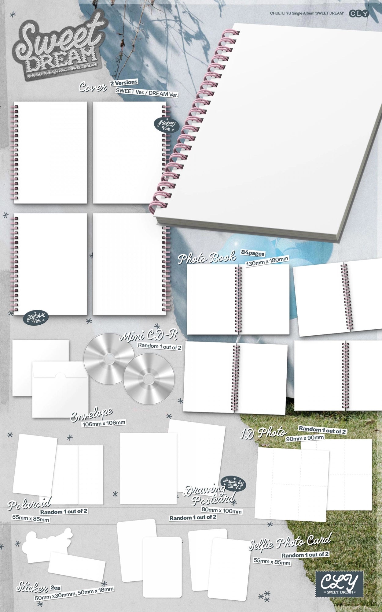 CHUEI LI YU SINGLE ALBUM - SWEET DREAM (PHOTO BOOK VER.)