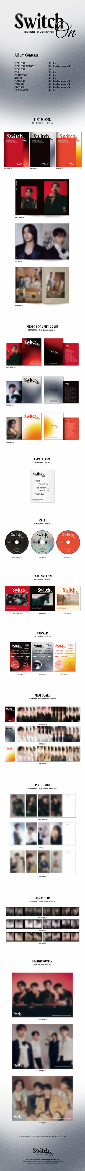 HIGHLIGHT THE 5TH MINI ALBUM - SWITCH ON