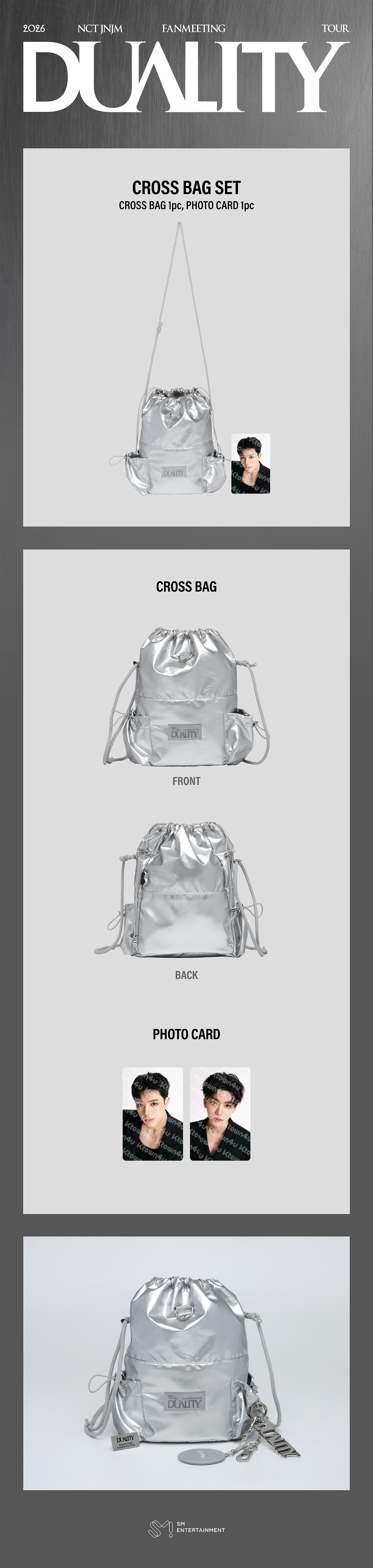 NCT JNJM - [FANMEETING TOUR [DUALITY] # SEOUL MD] CROSS BAG SET