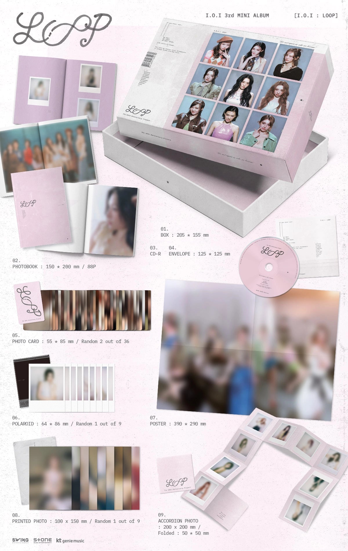 I.O.I 3RD MINI ALBUM - I.O.I : LOOP