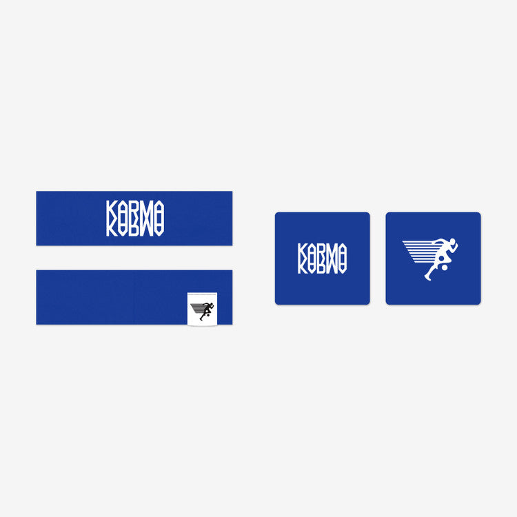 STRAY KIDS - [KARMA] POP-UP MERCH HEAD BAND & SWEAT BAND SET