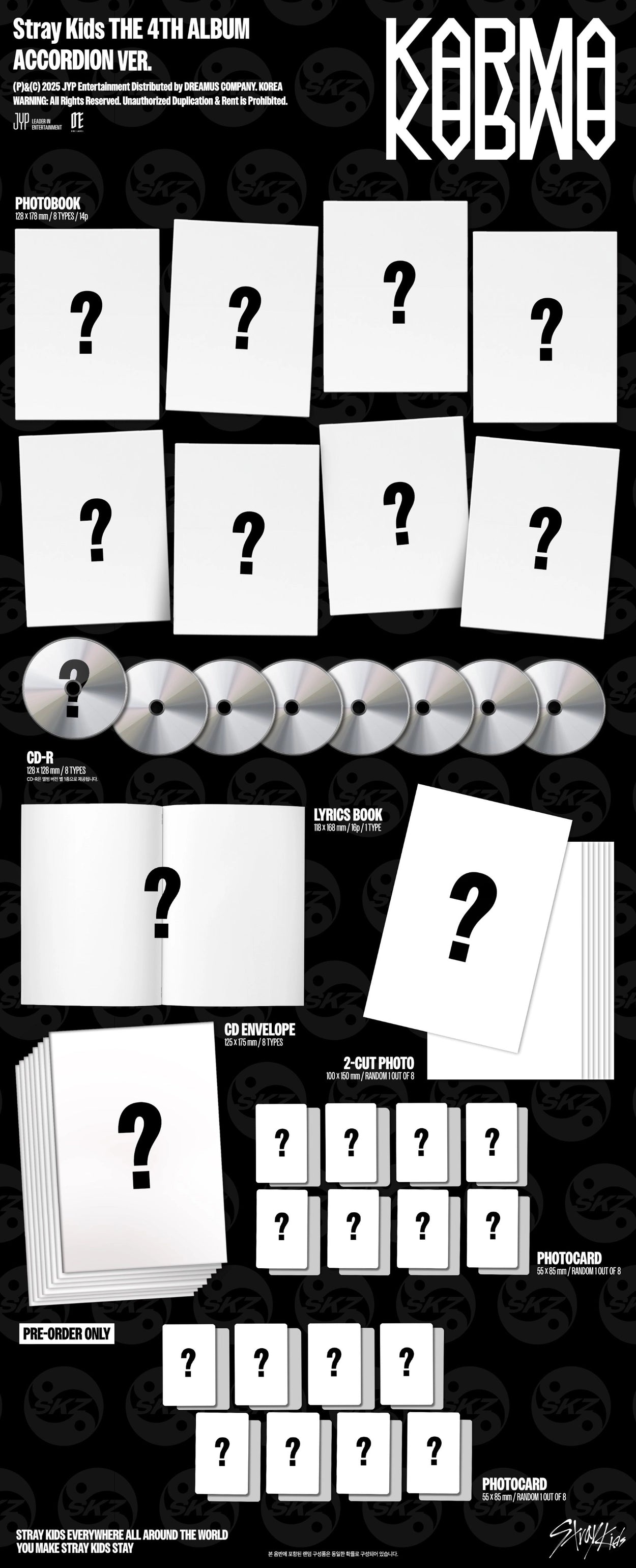 STRAY KIDS 4TH ALBUM - KARMA (ACCORDION VER.)