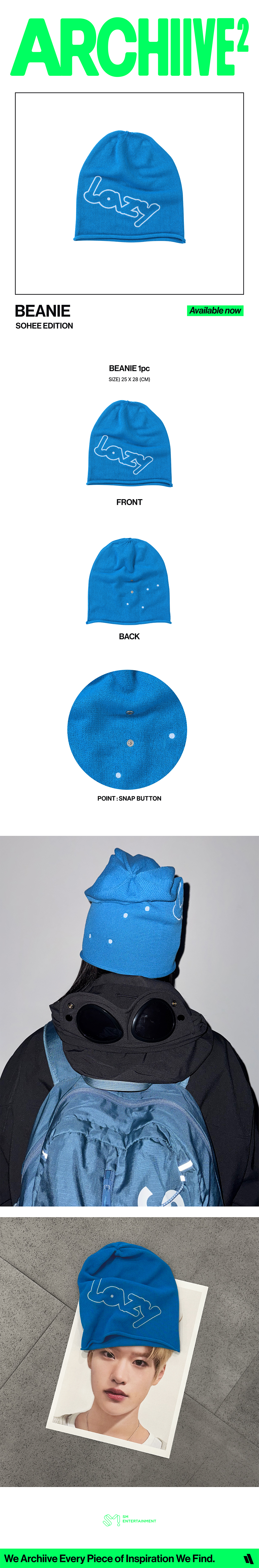 RIIZE - [2026 POP-UP [ARCHIIVE²] MD] BEANIE (SOHEE EDITION)